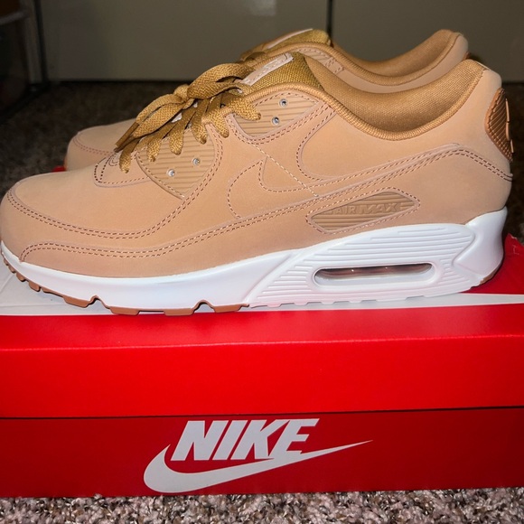 Nike Air Max 90 Premium Flax - Picture 1 of 8